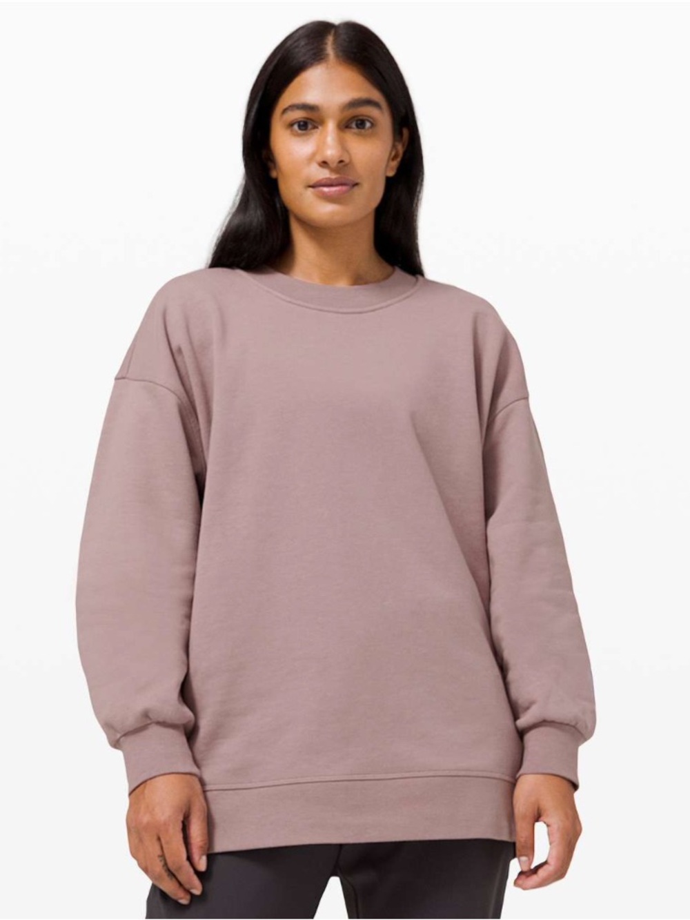 Lululemon Perfectly Oversized Crew Sweatshirt in Violet Verbena